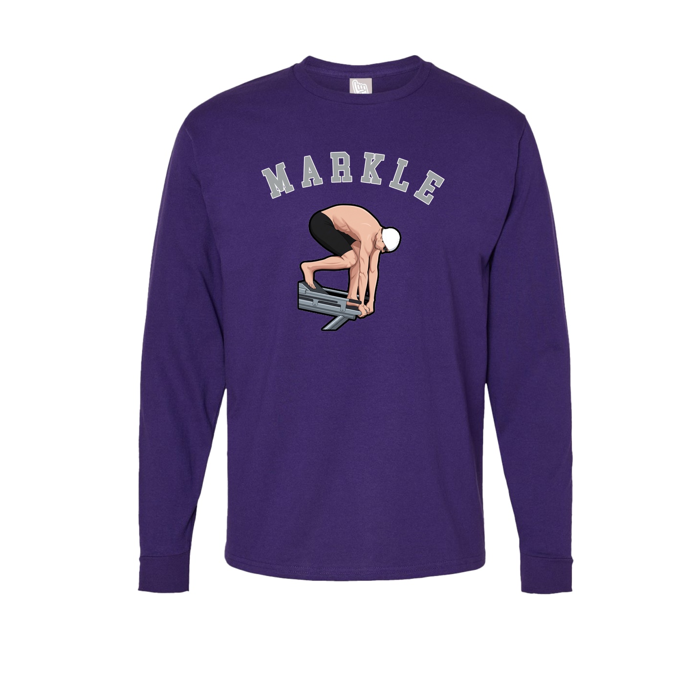 Long Sleeve Tee — Shirsey Arch in Purple