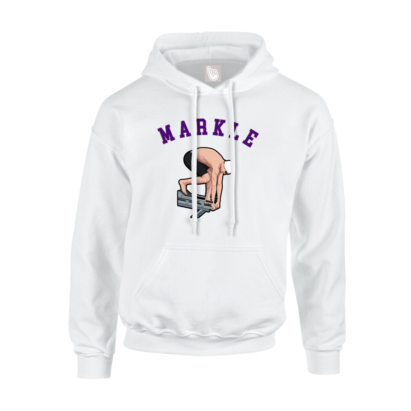 Hoodie — Shirsey Arch in White