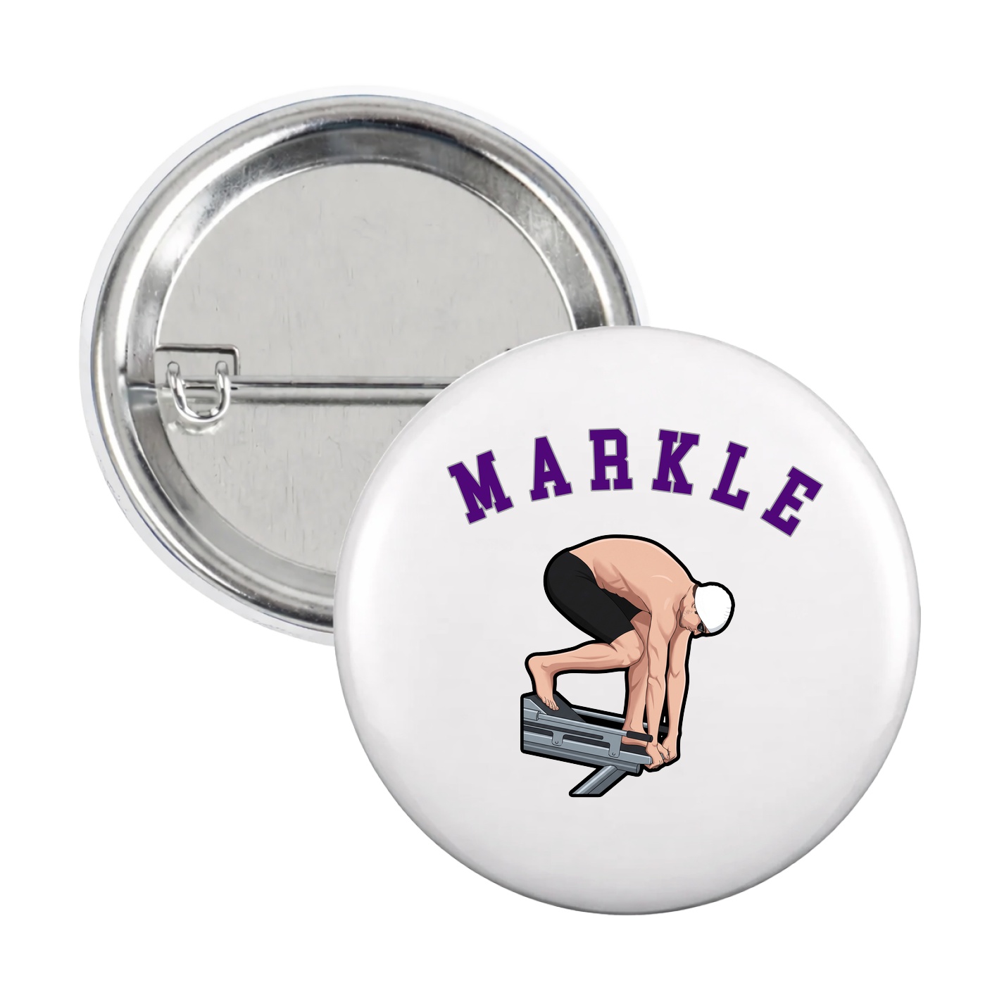 Game Day Button — Shirsey Arch in White