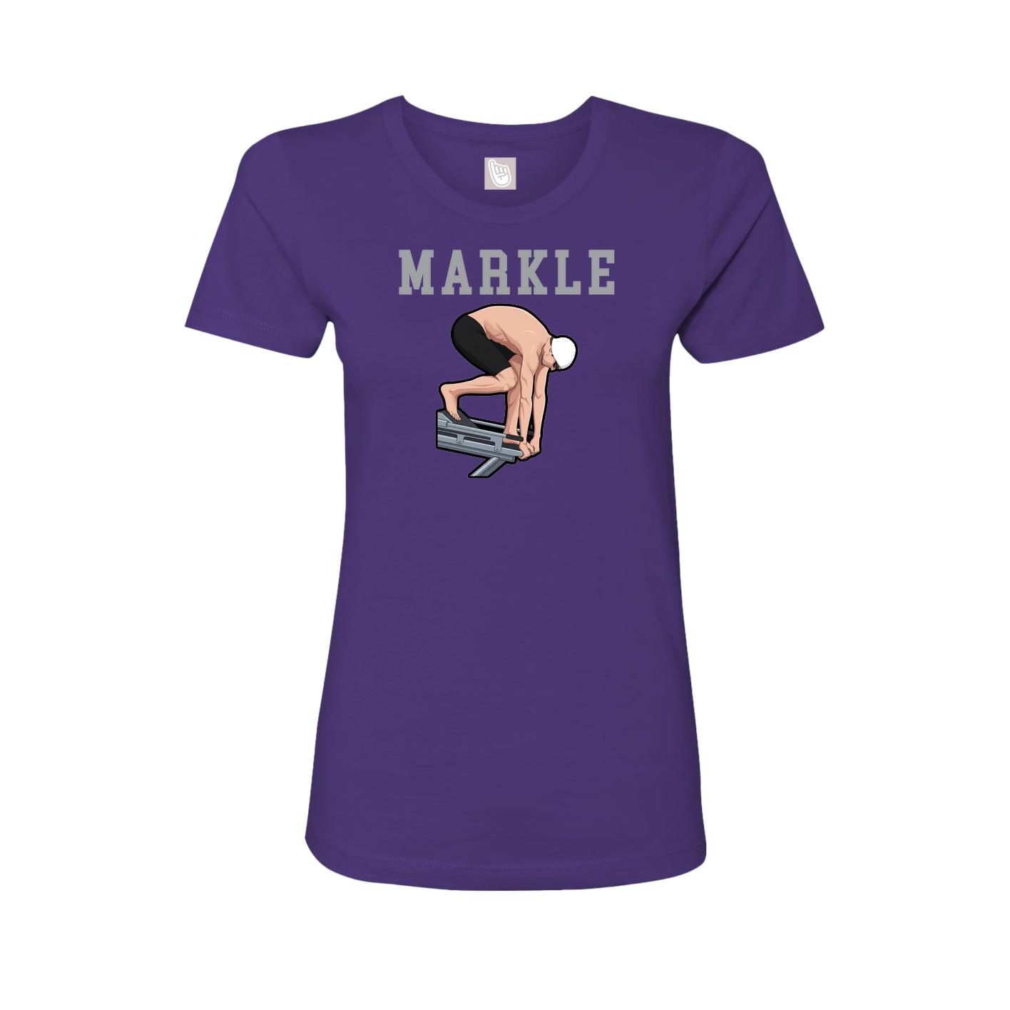 Fitted Women's Tee — Shirsey in Purple