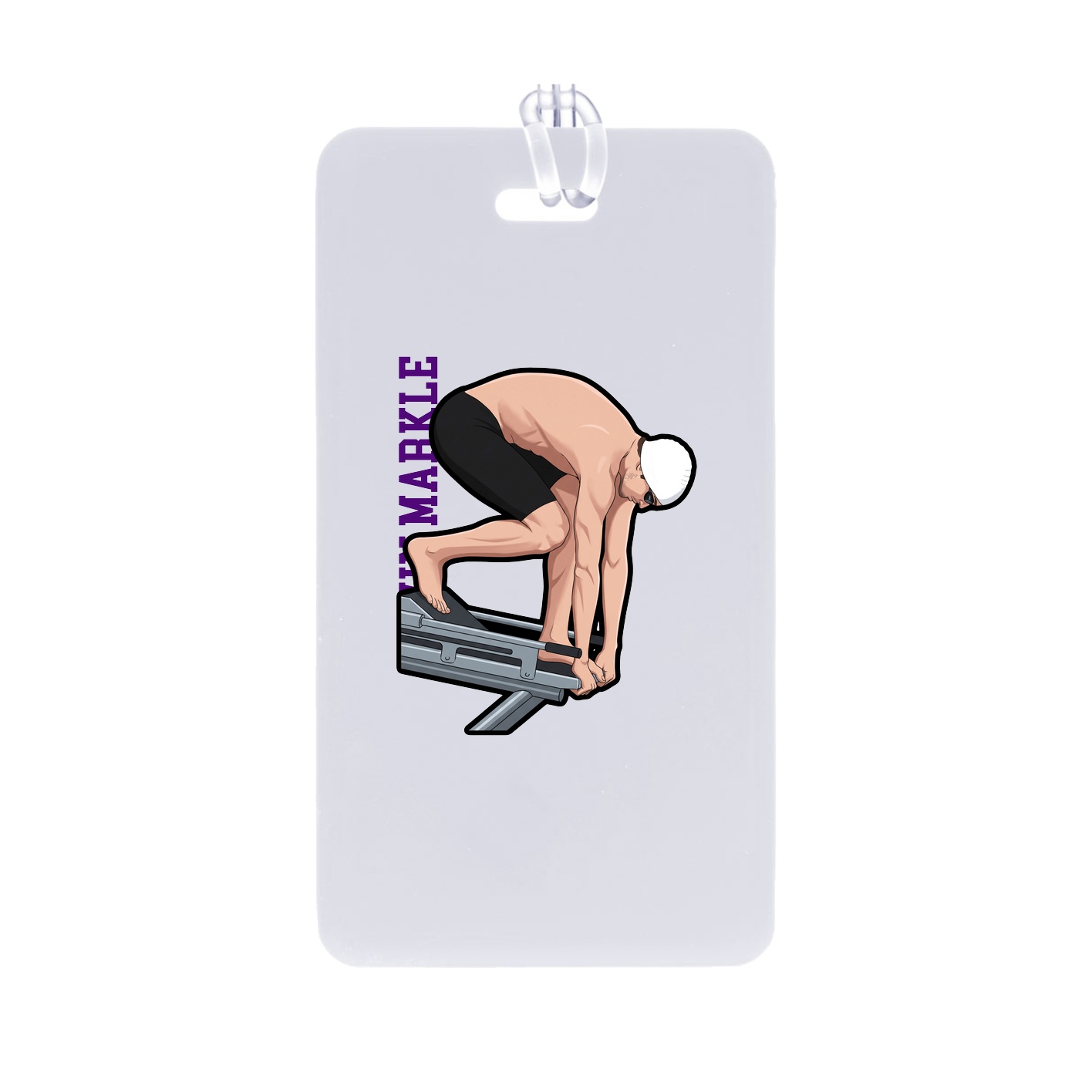 Bag Tag — Name Vertical in Classic