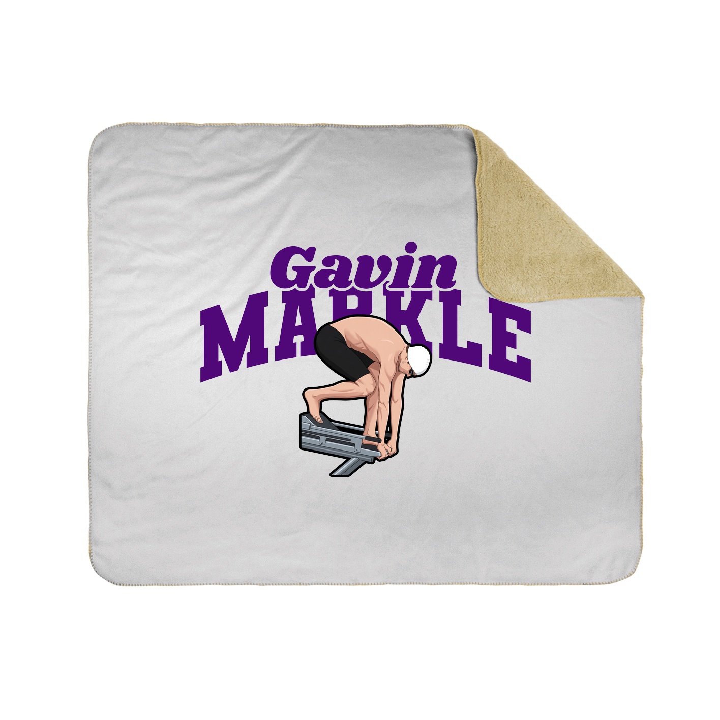 Throw Blanket — Signature Arch in White