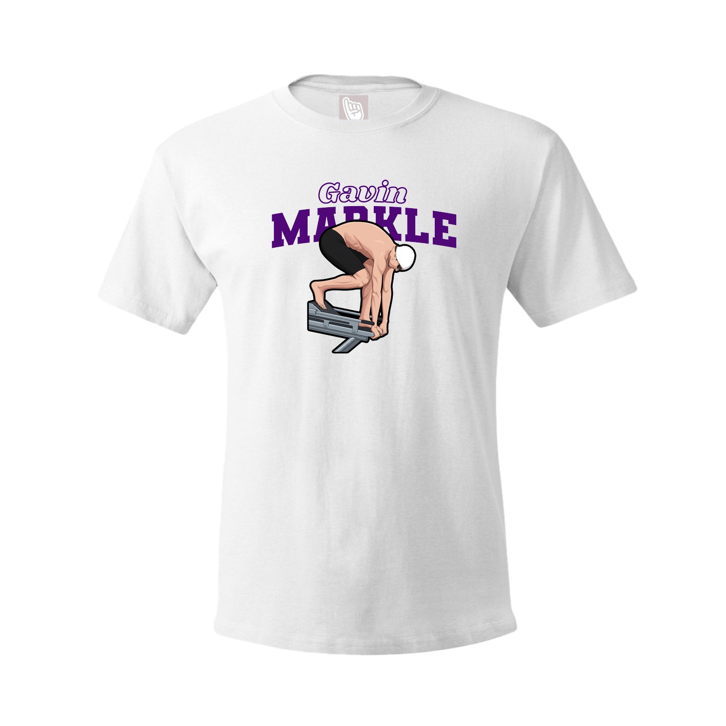 Tee — Name Arch in White