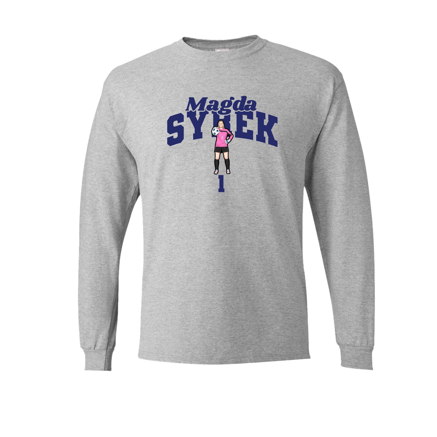 Long Sleeve Tee — Signature Arch in Grey