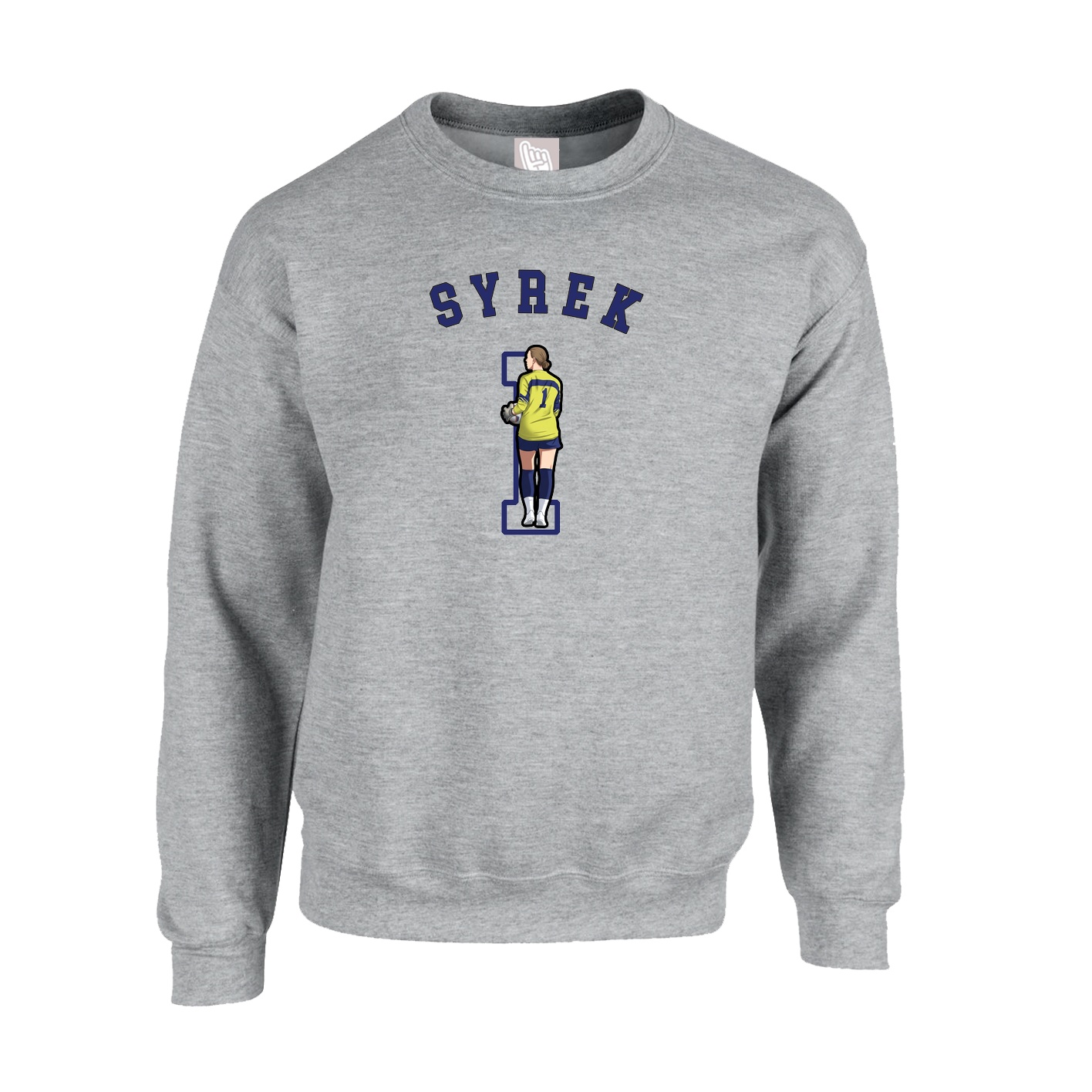 Fleece Crew — Shirsey Arch in Grey