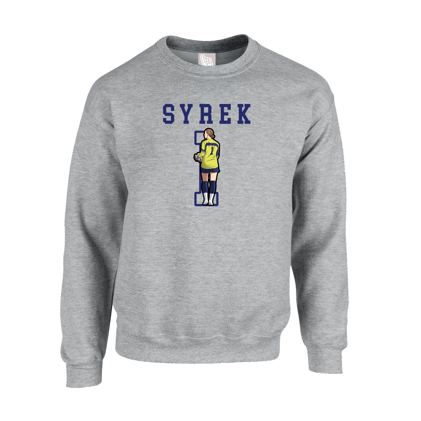 Fleece Crew — Shirsey in Grey