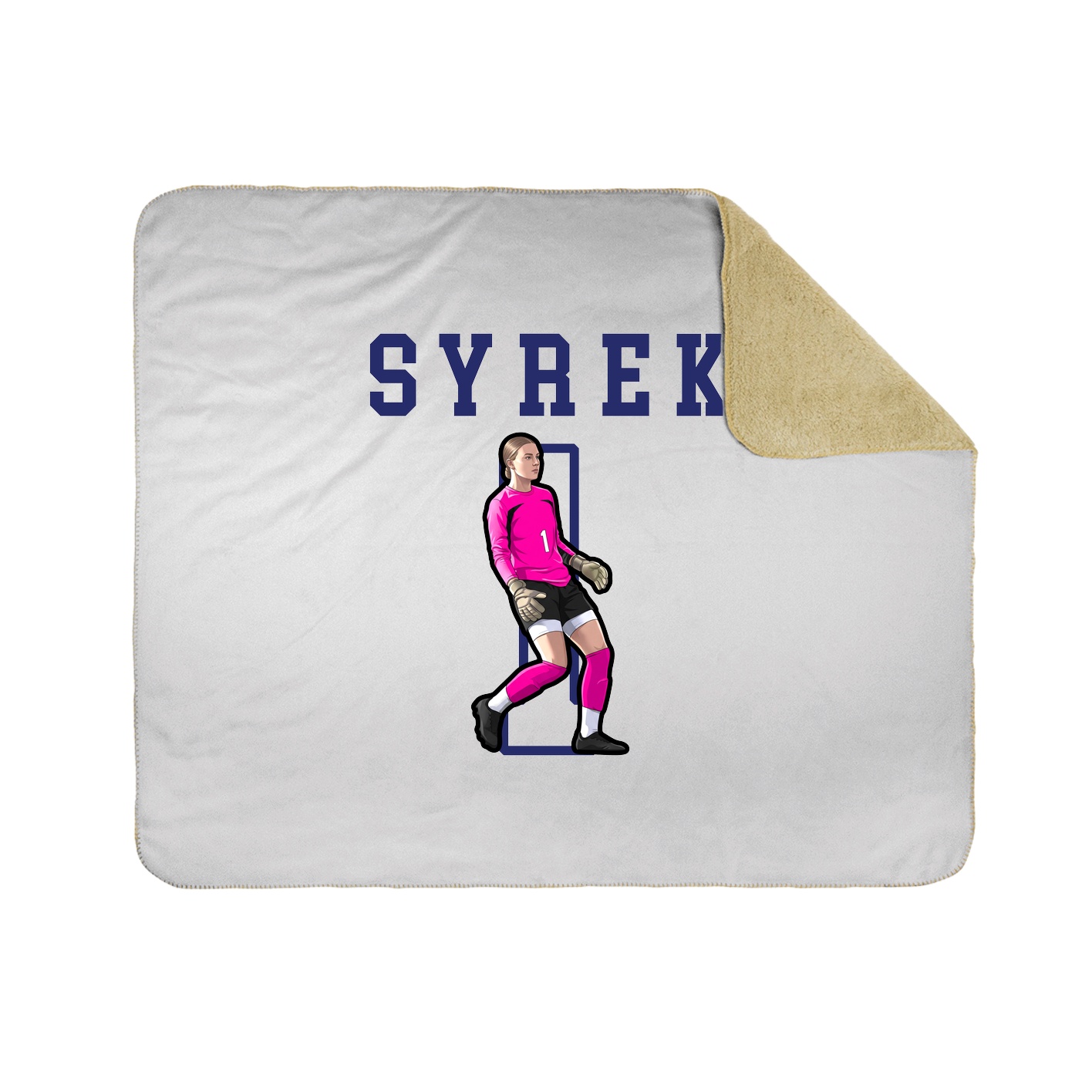 Throw Blanket — Shirsey in White