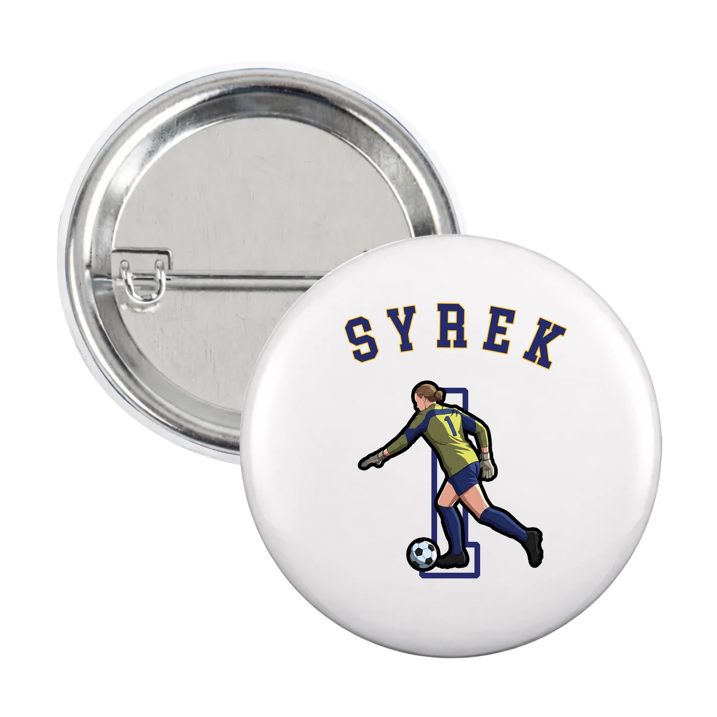 Game Day Button — Shirsey Arch in White