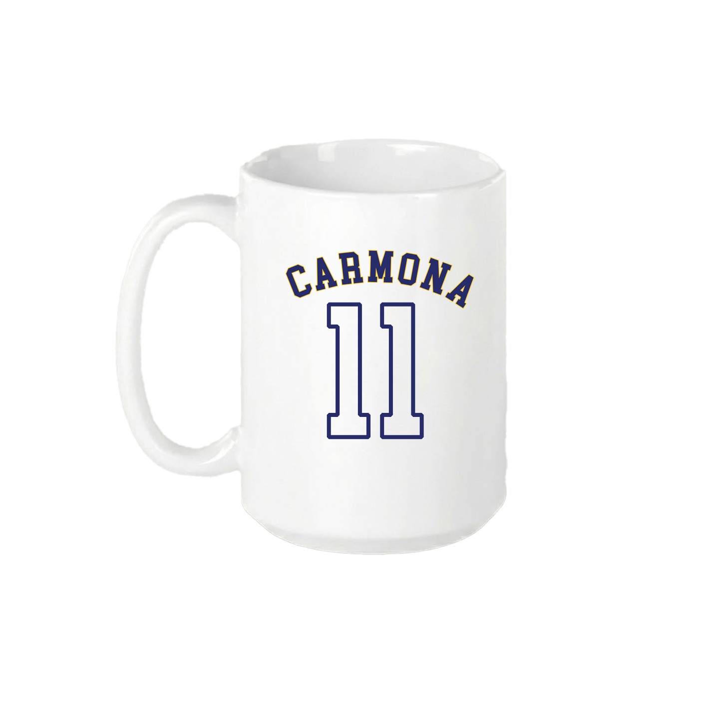 15oz Coffee Mug — Shirsey Arch in White