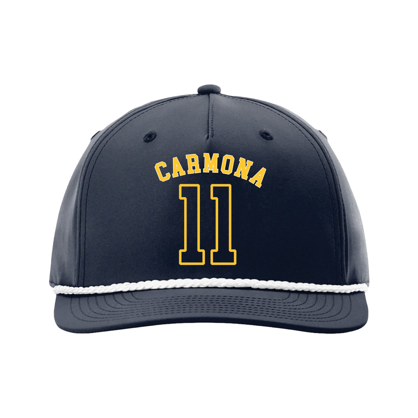 Five-Panel Classic Rope Cap — Shirsey Arch in Navy