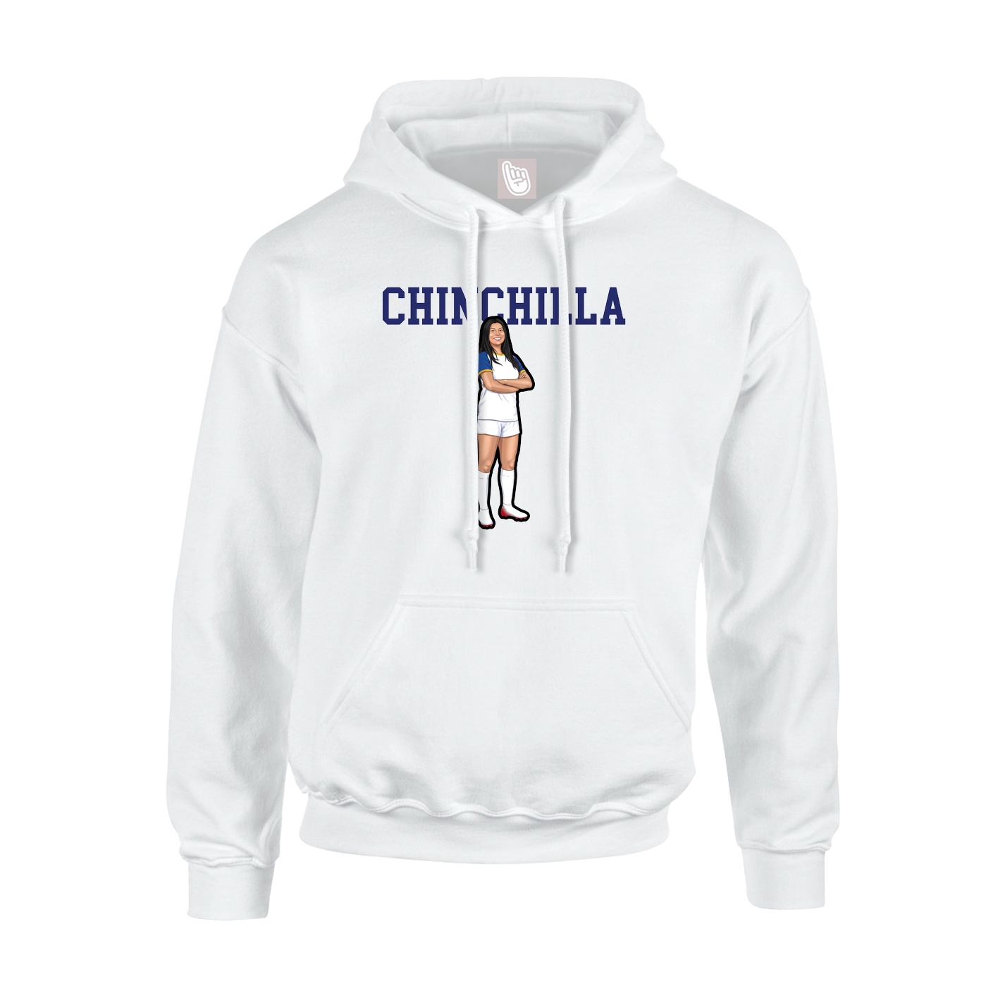 Hoodie — Shirsey in White