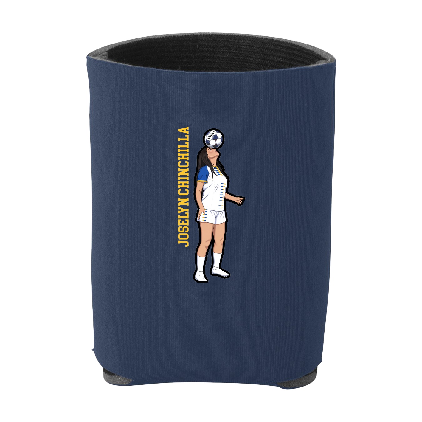 Can Holder — Name Vertical in Navy