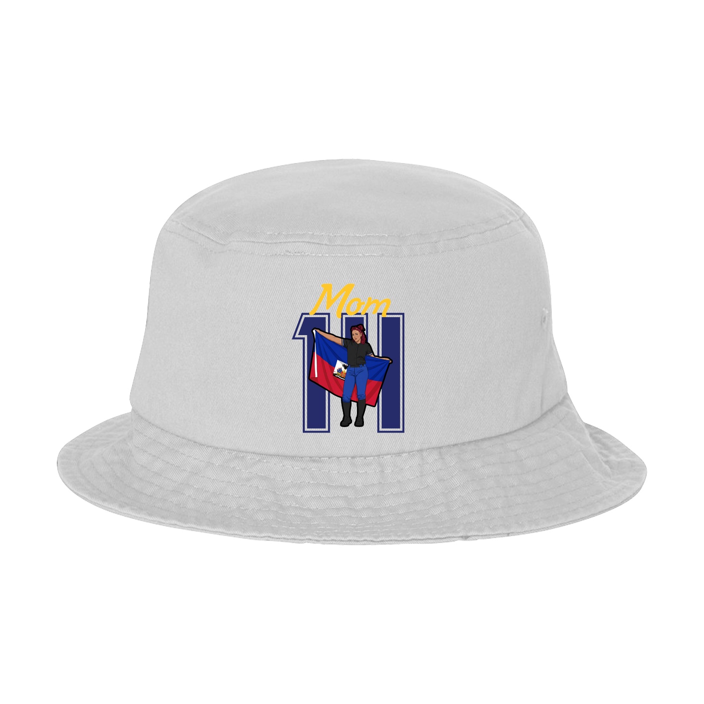 Bucket Cap — Mothers Day Shirsey in White