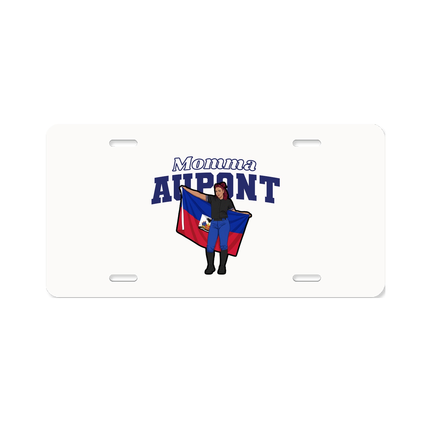 License Plate — Mothers Day Block in Classic