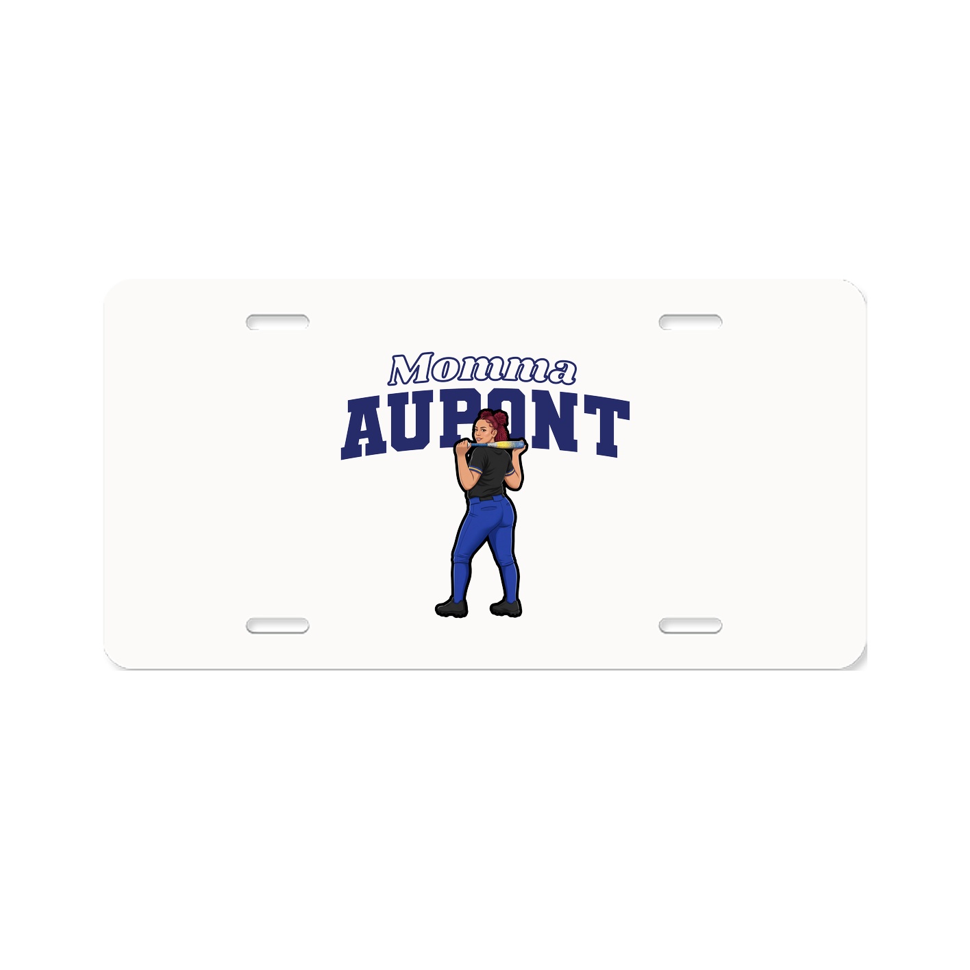 License Plate — Mothers Day Block in Classic