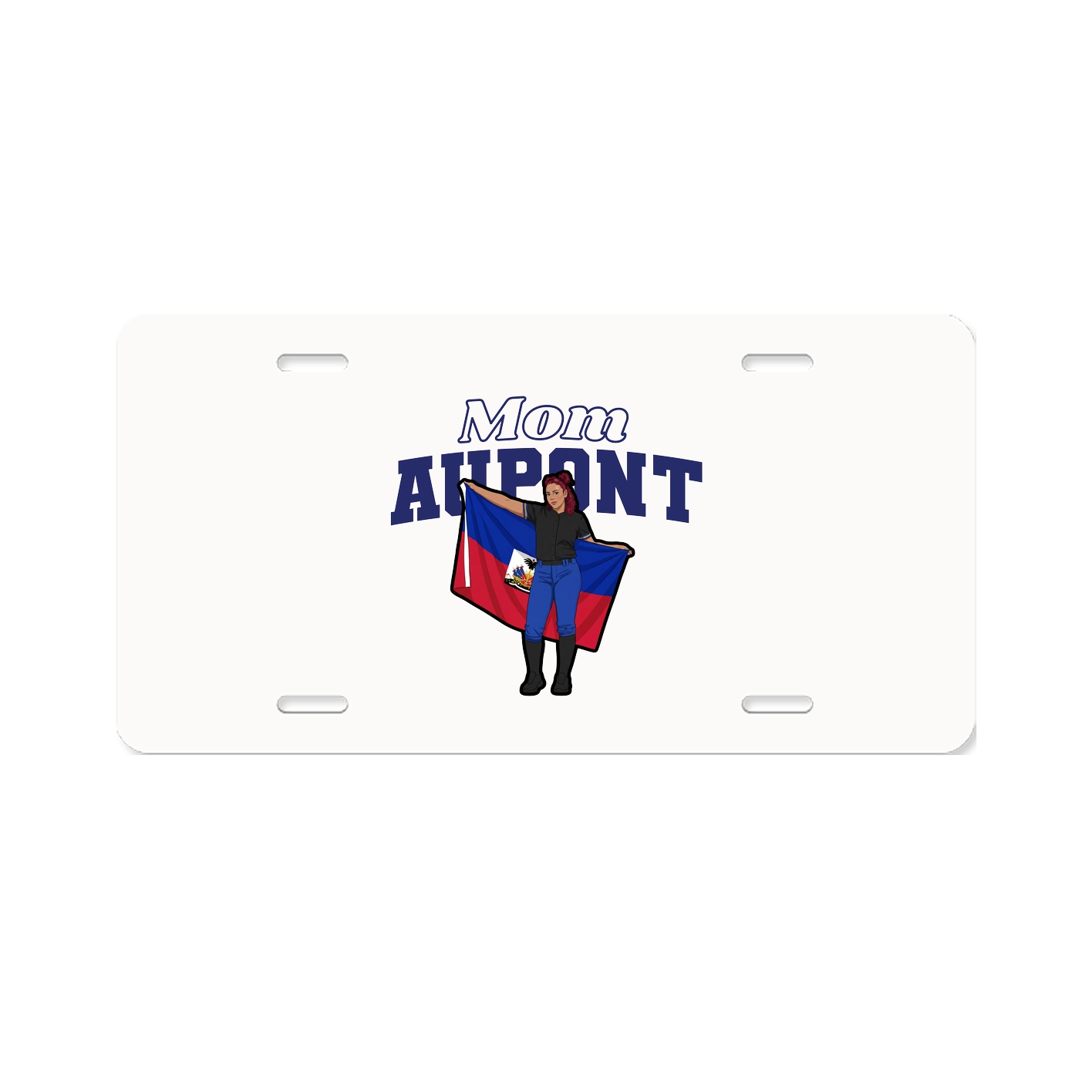 License Plate — Mothers Day Block in Classic