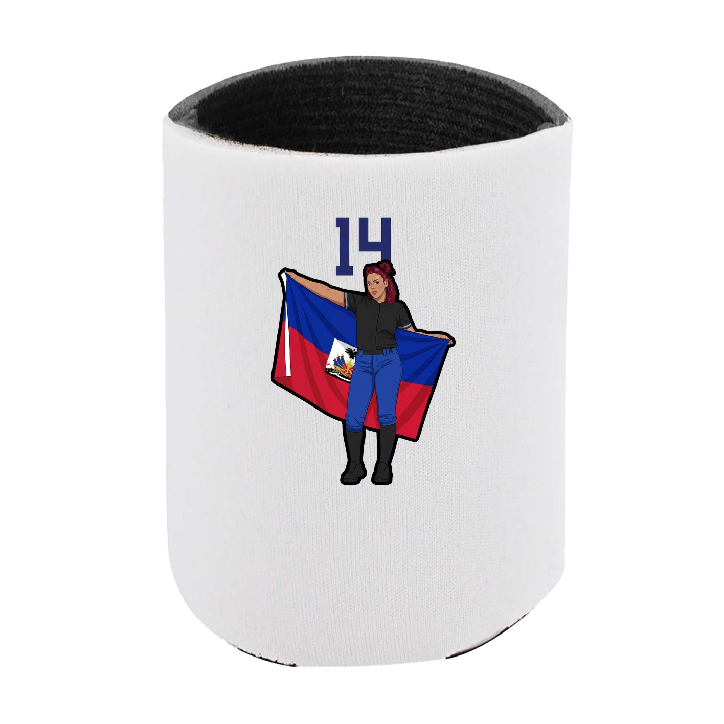 Can Holder — Number Top in White