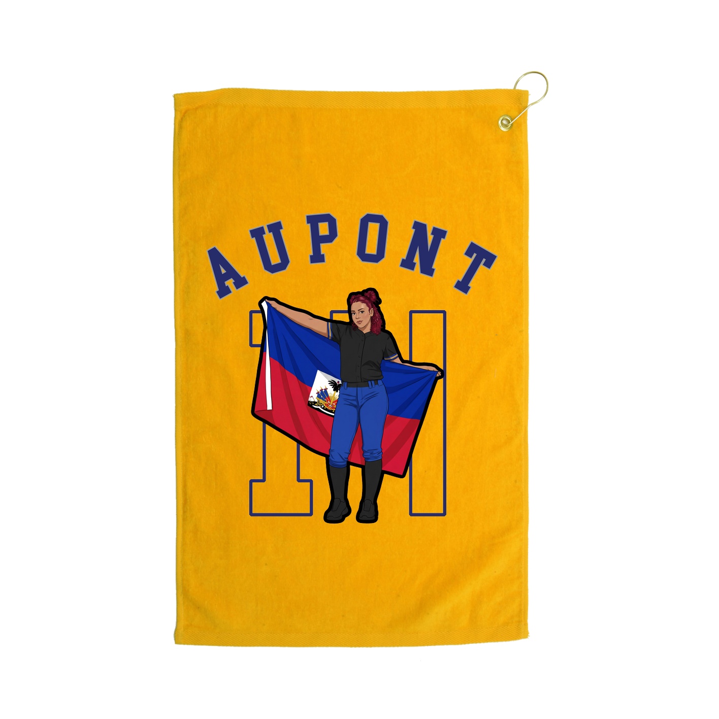 Golf Towel — Shirsey Arch in Gold