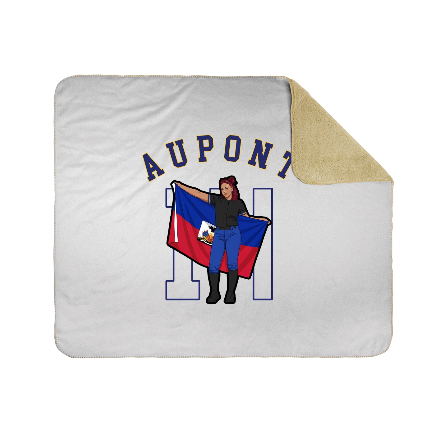 Throw Blanket — Shirsey Arch in White