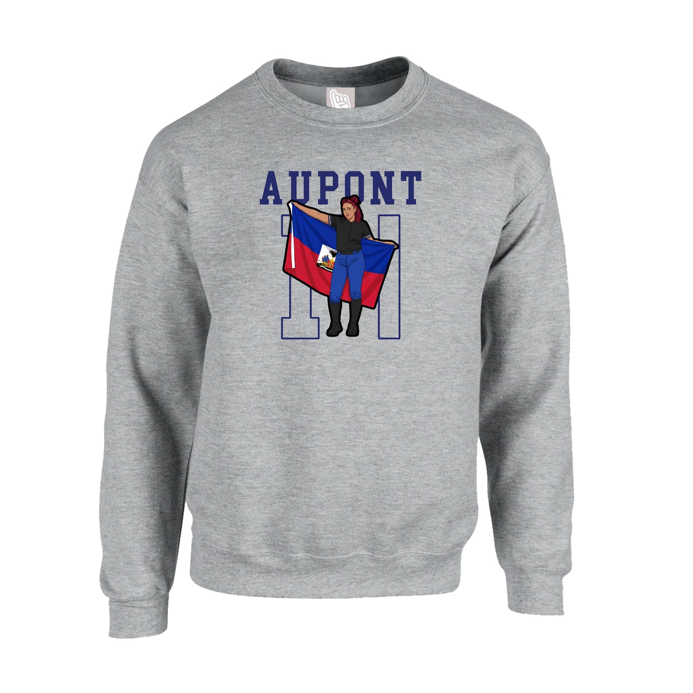 Fleece Crew — Shirsey in Grey