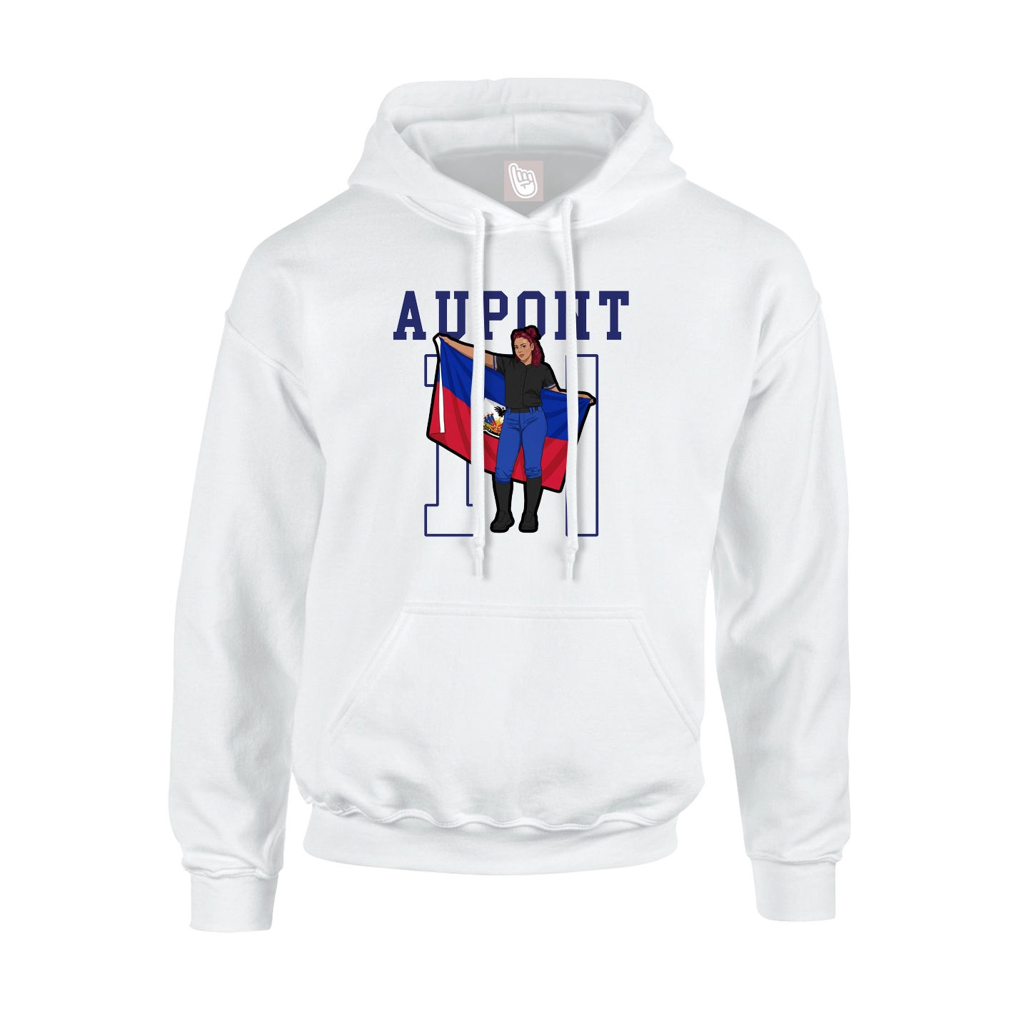 Youth Hoodie — Shirsey in White