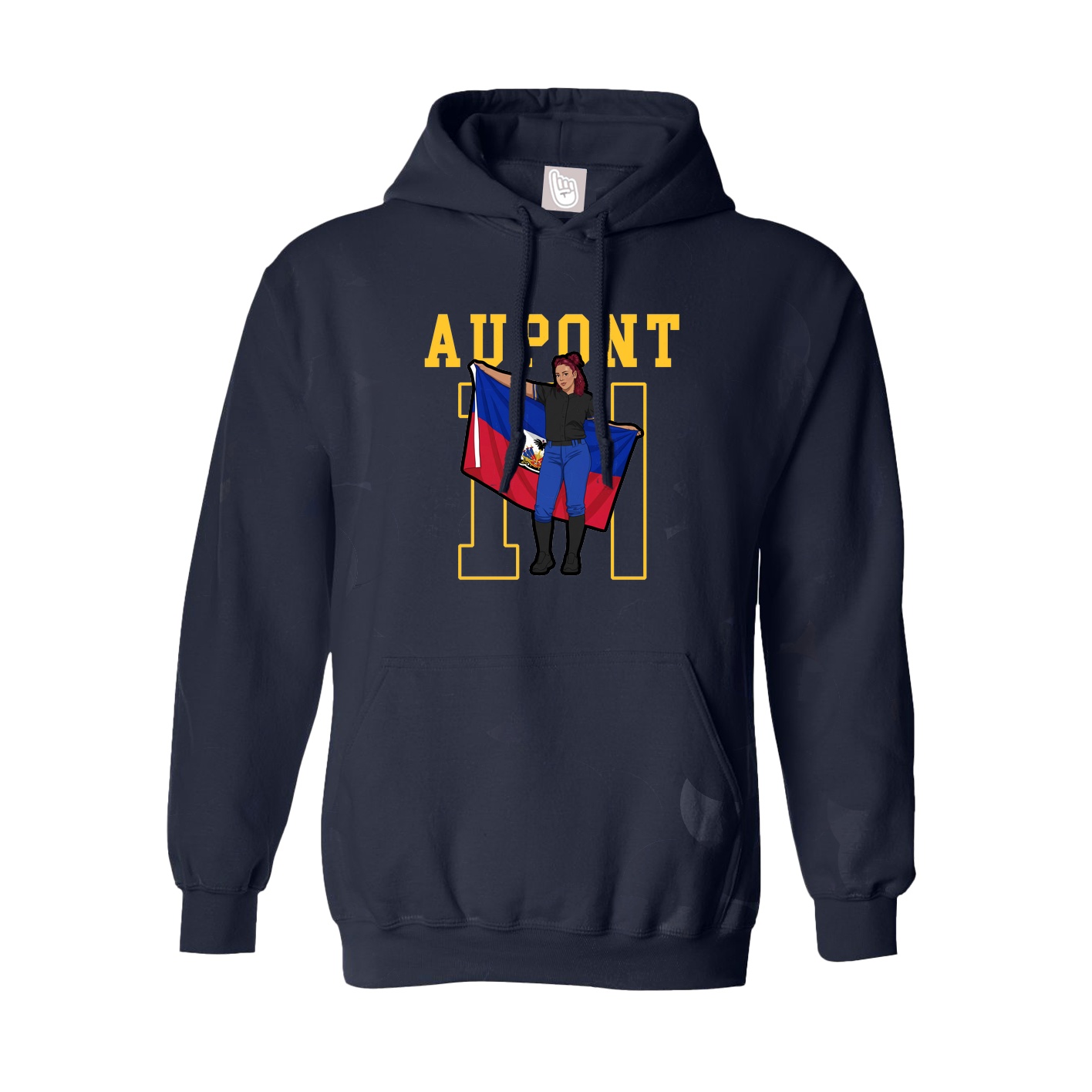 Youth Hoodie — Shirsey in Navy