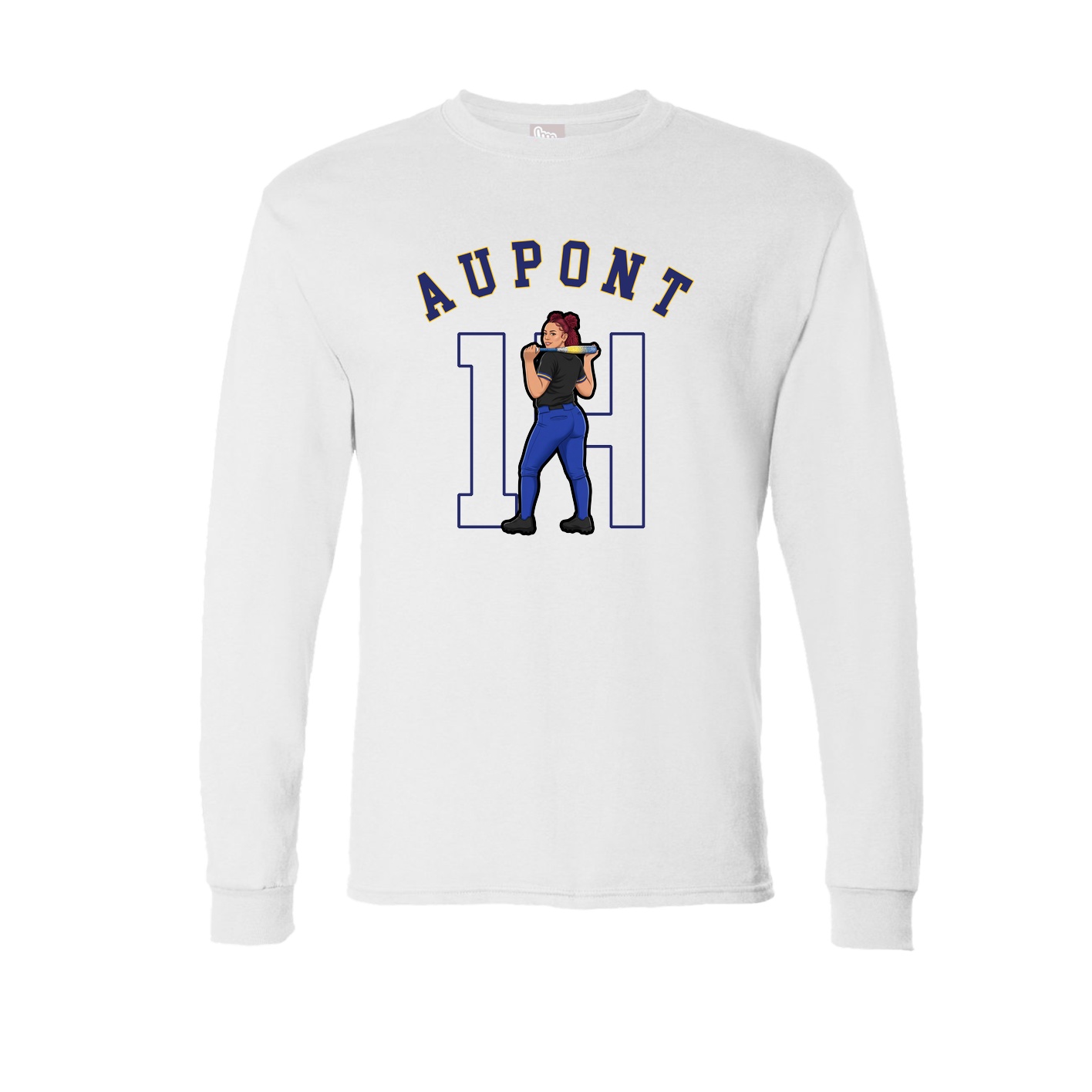 Long Sleeve Tee — Shirsey Arch in White