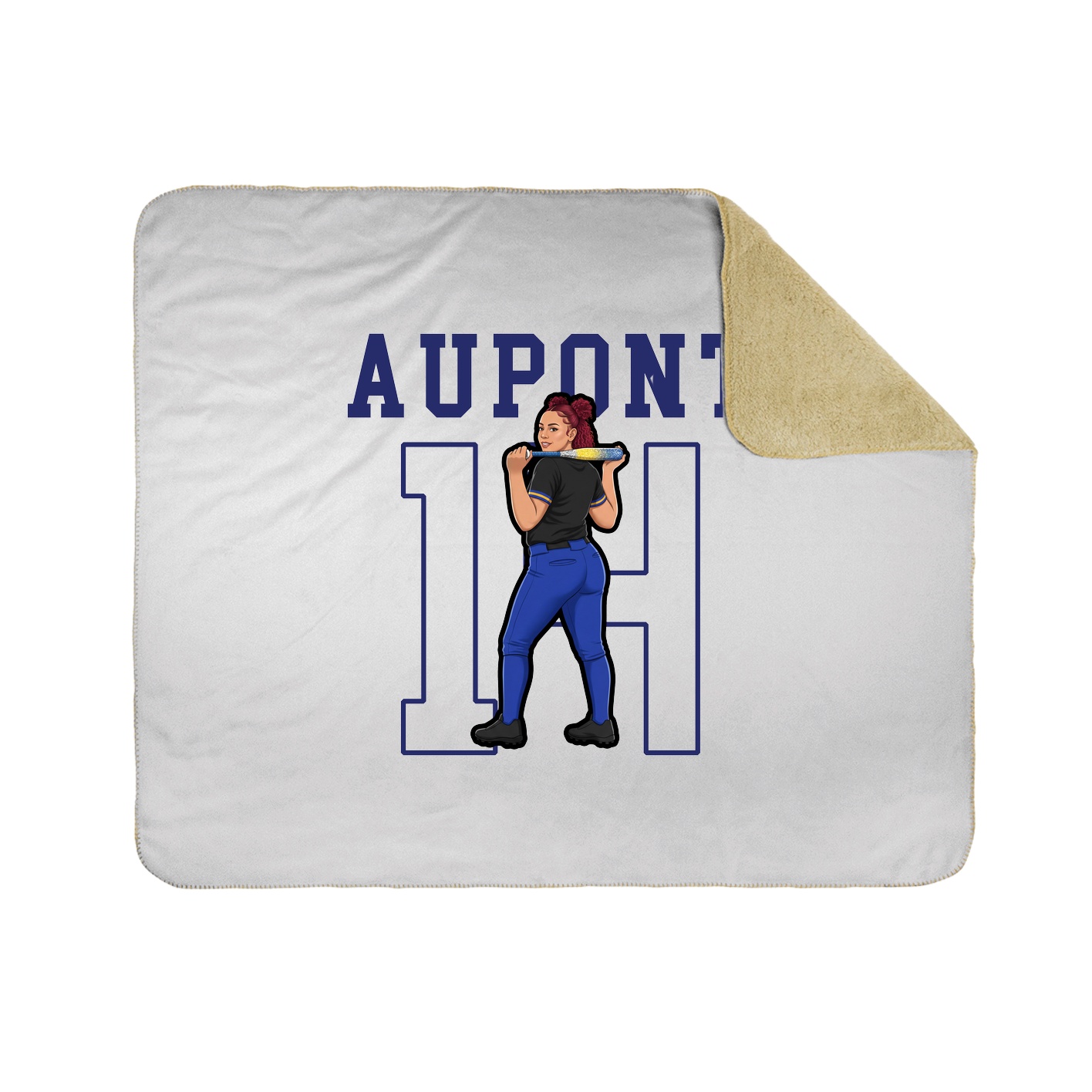 Throw Blanket — Shirsey in White