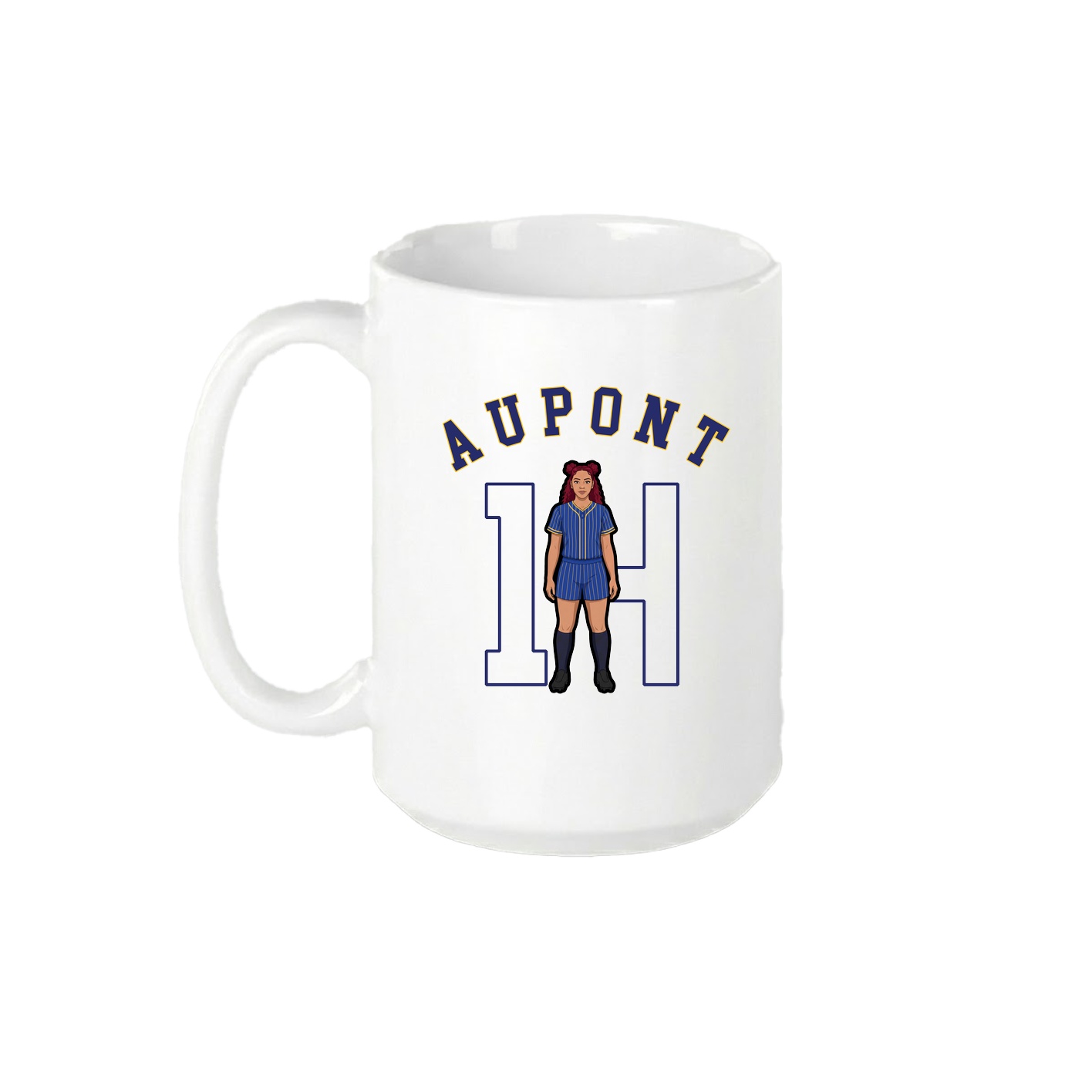 15oz Coffee Mug — Shirsey Arch in White
