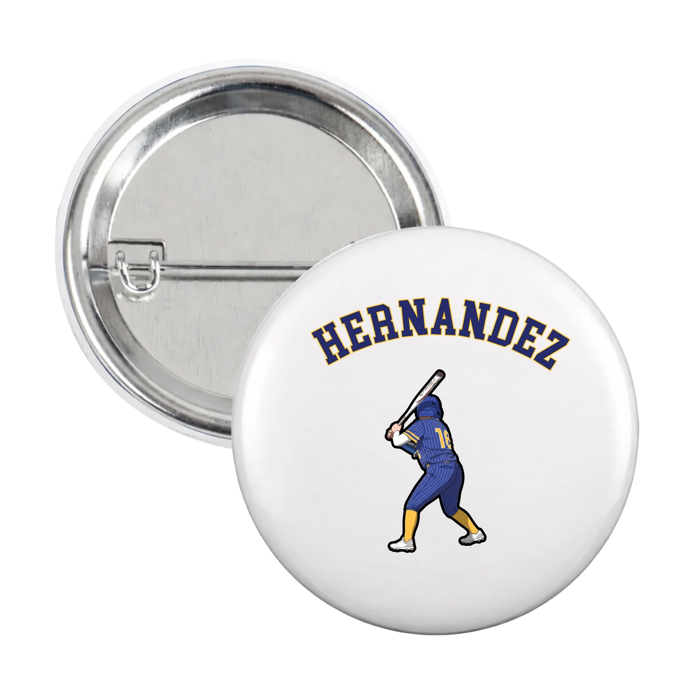 Game Day Button — Shirsey Arch in White