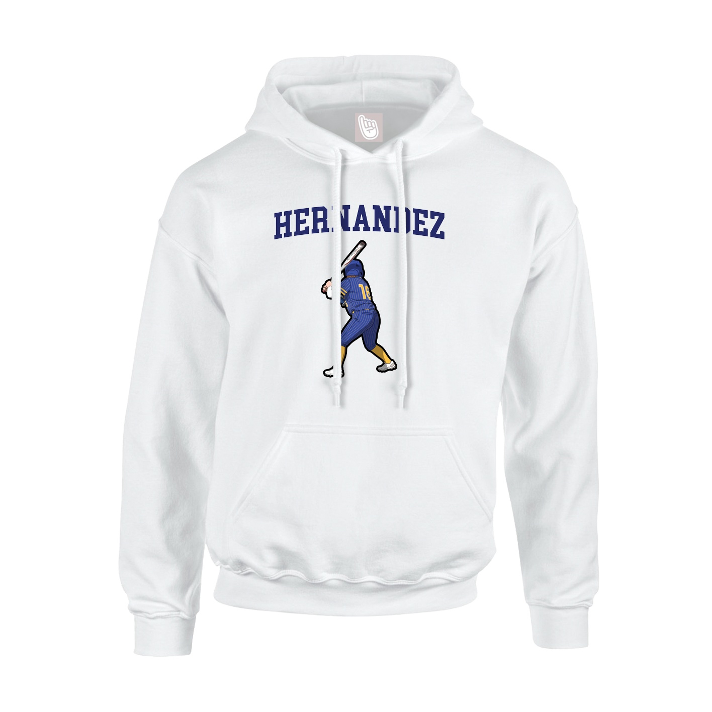 Hoodie — Shirsey in White