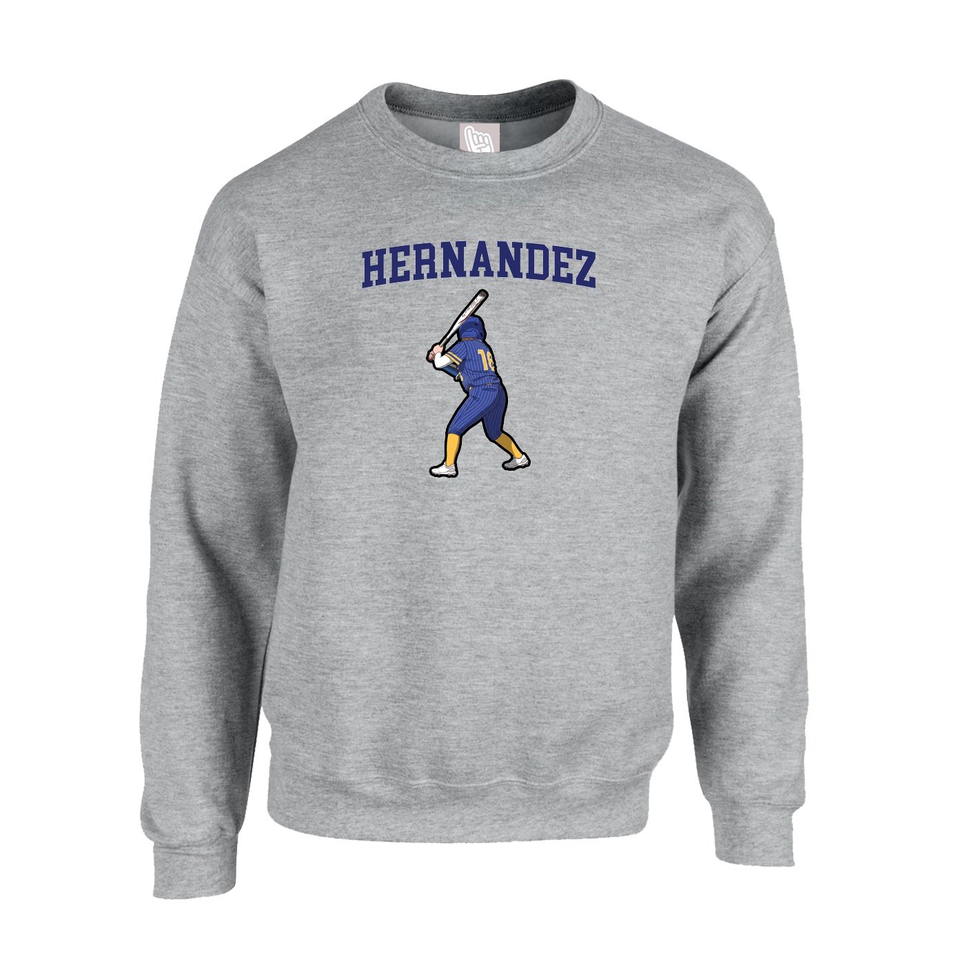 Fleece Crew — Shirsey in Grey