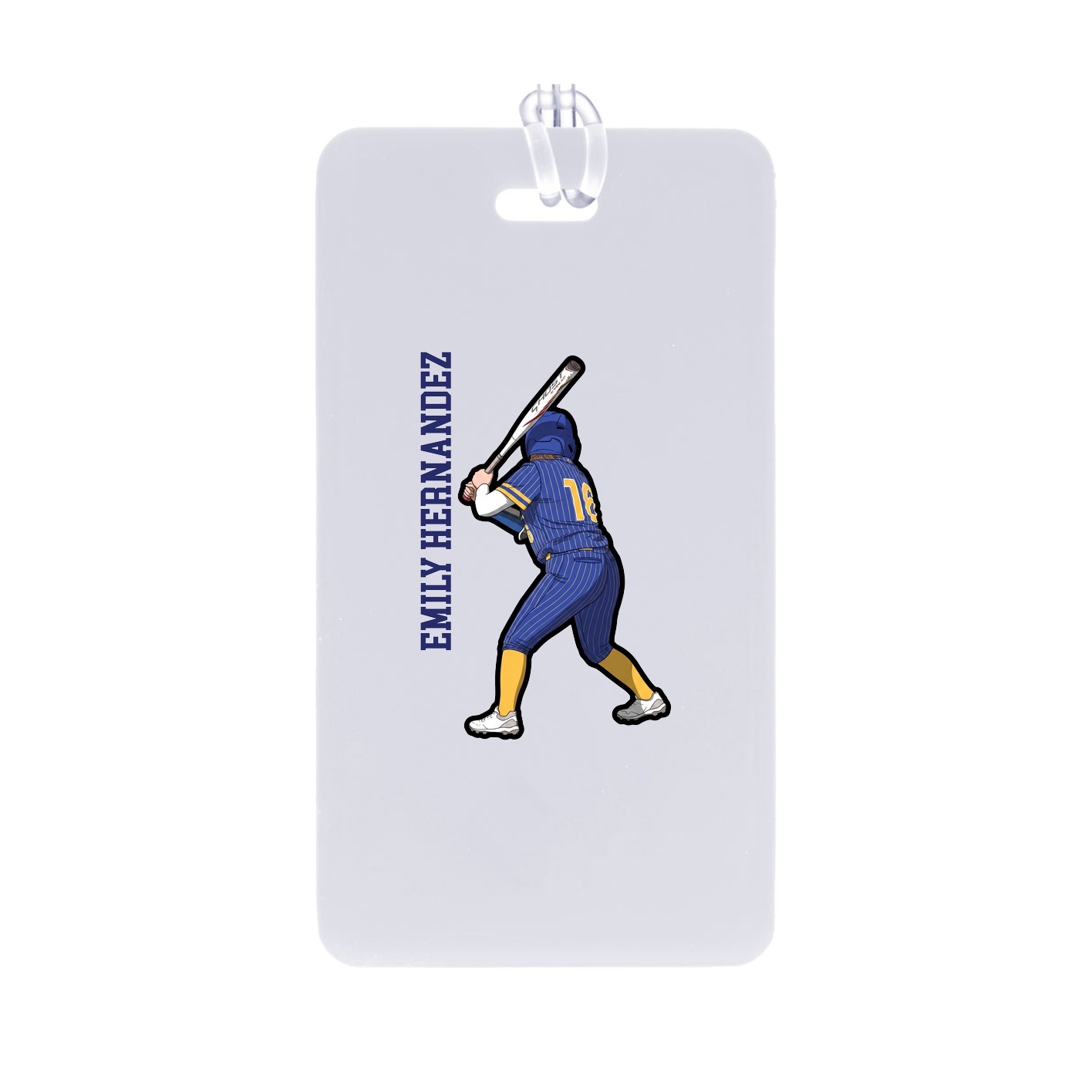 Bag Tag — Name Vertical in Classic