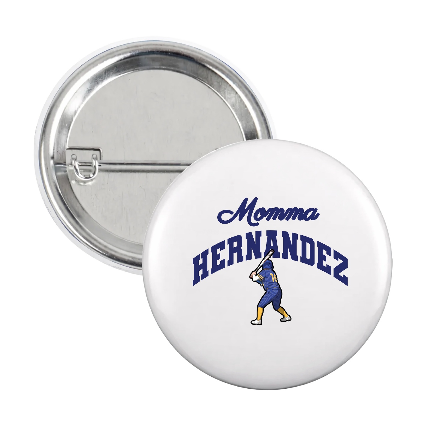 Game Day Button — Mothers Day Arch in White