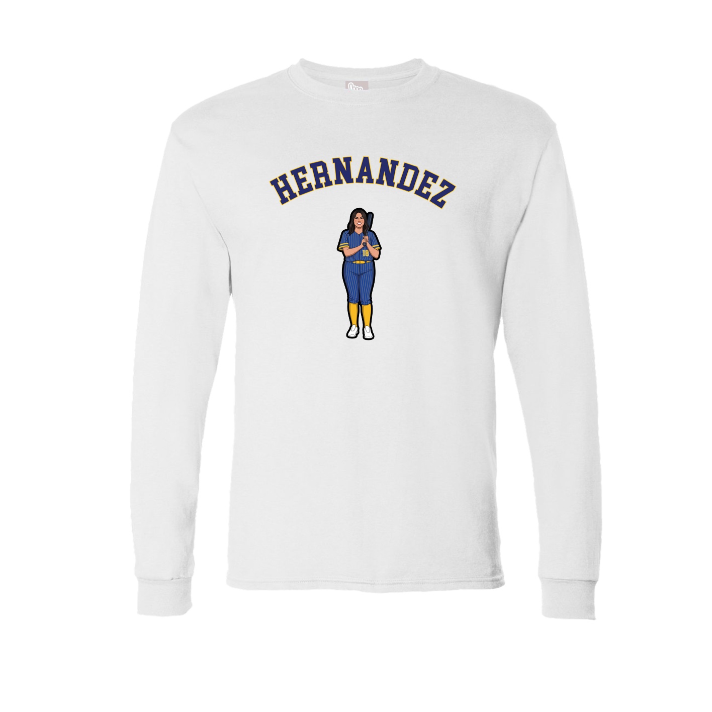 Long Sleeve Tee — Shirsey Arch in White