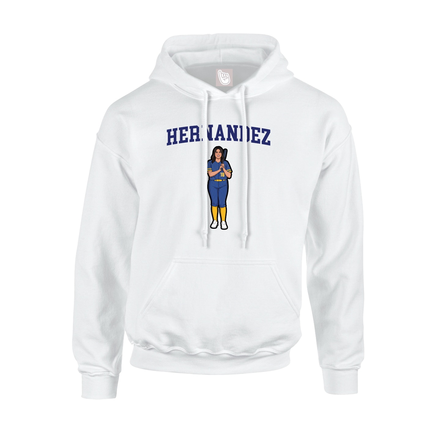 Hoodie — Shirsey in White