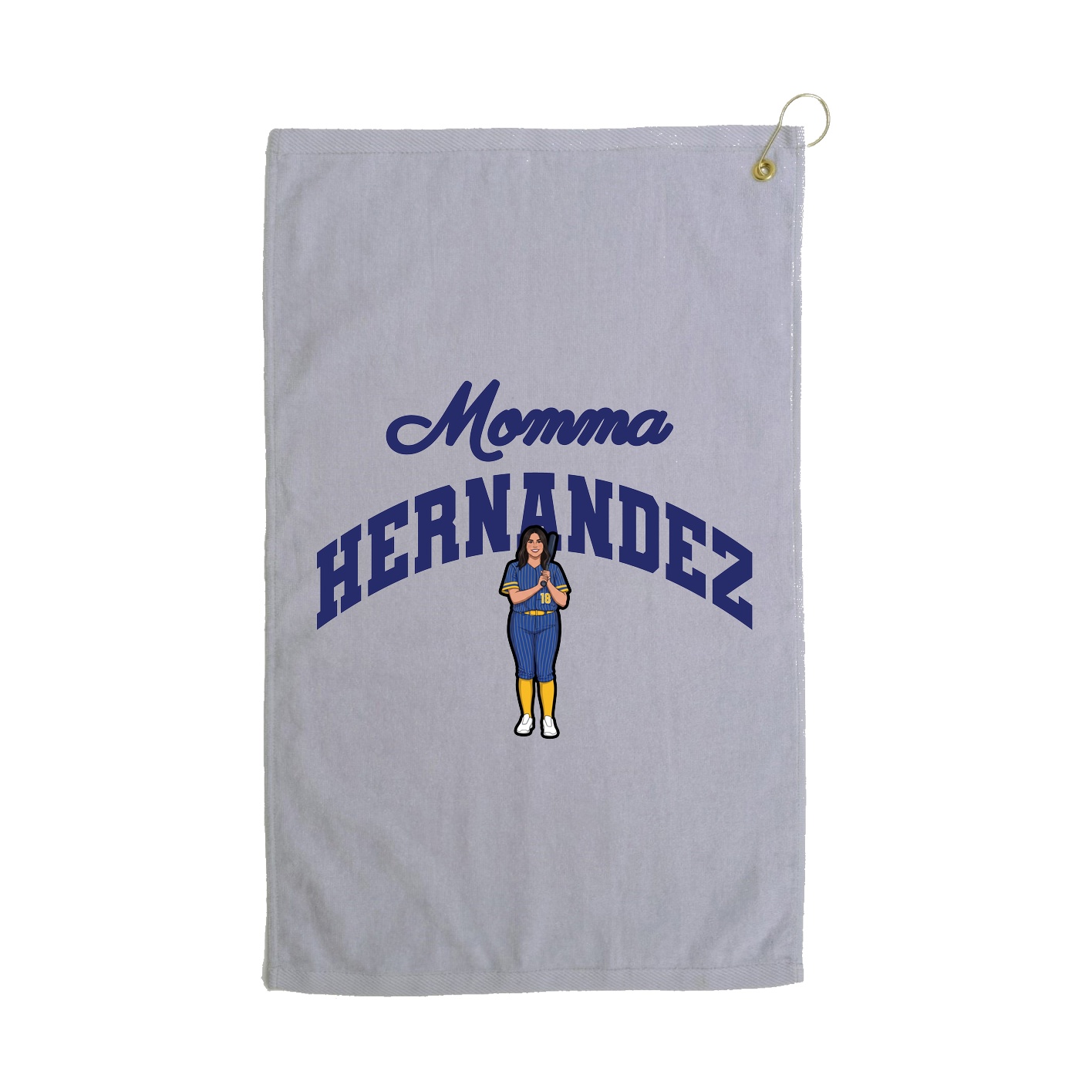 Golf Towel — Mothers Day Arch in Grey