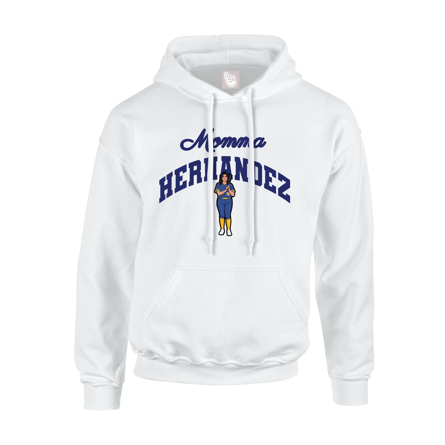 Youth Hoodie — Mothers Day Arch in White