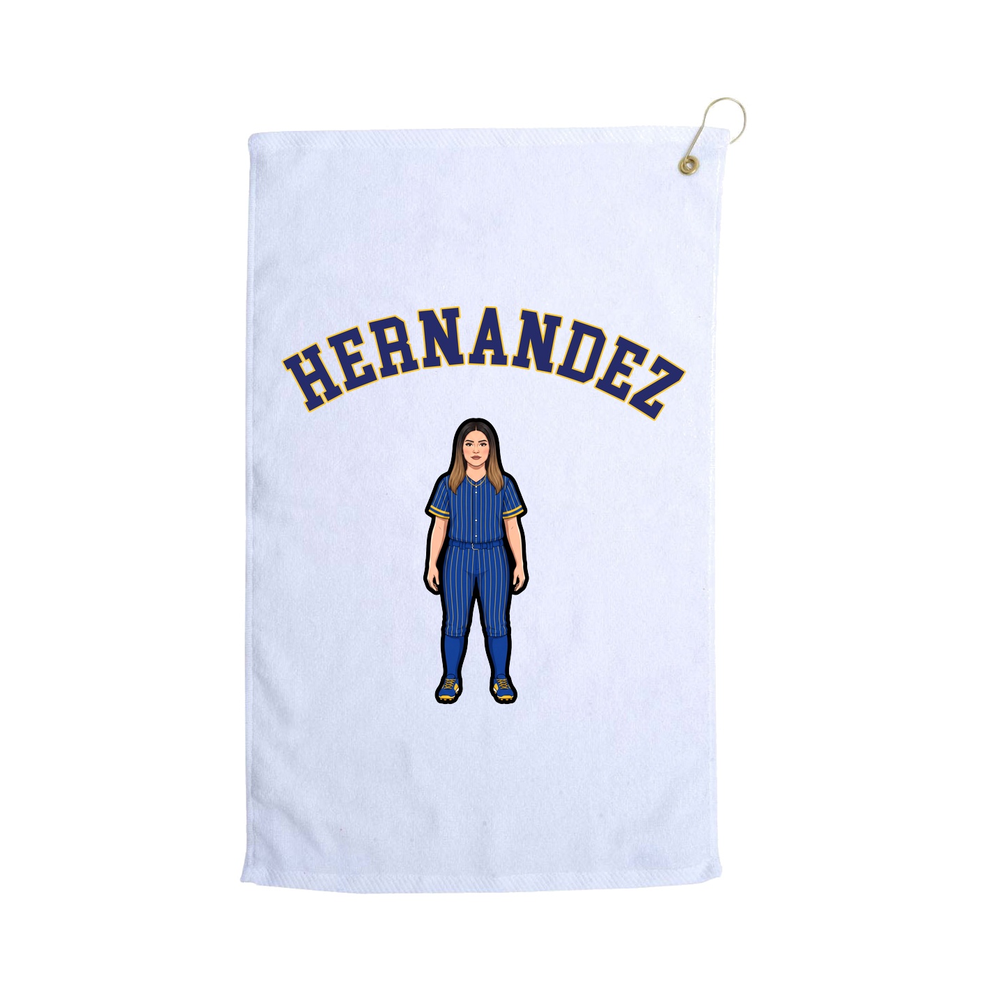 Golf Towel — Shirsey Arch in White