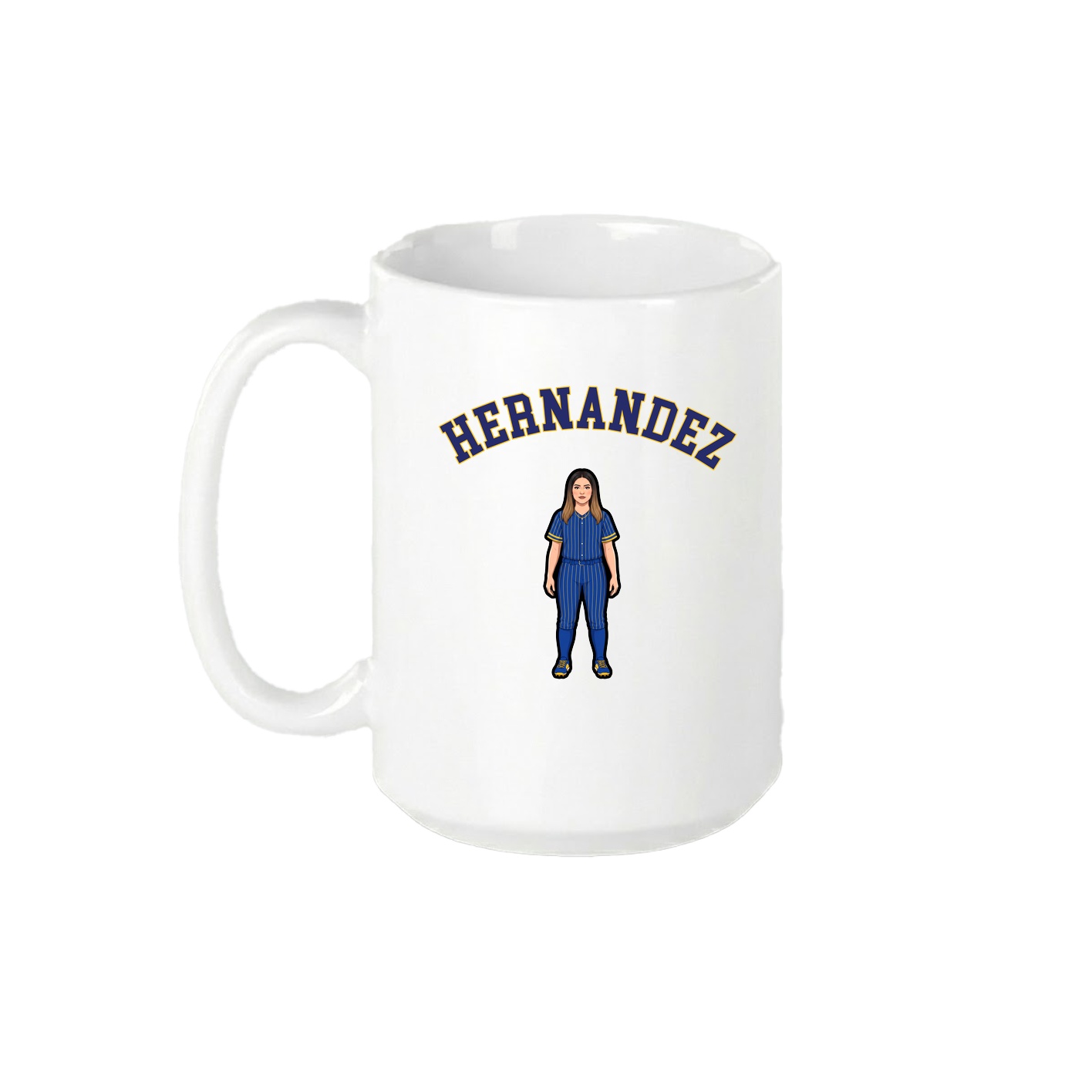15oz Coffee Mug — Shirsey Arch in White