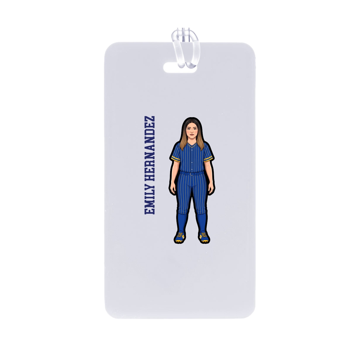 Bag Tag — Name Vertical in Classic