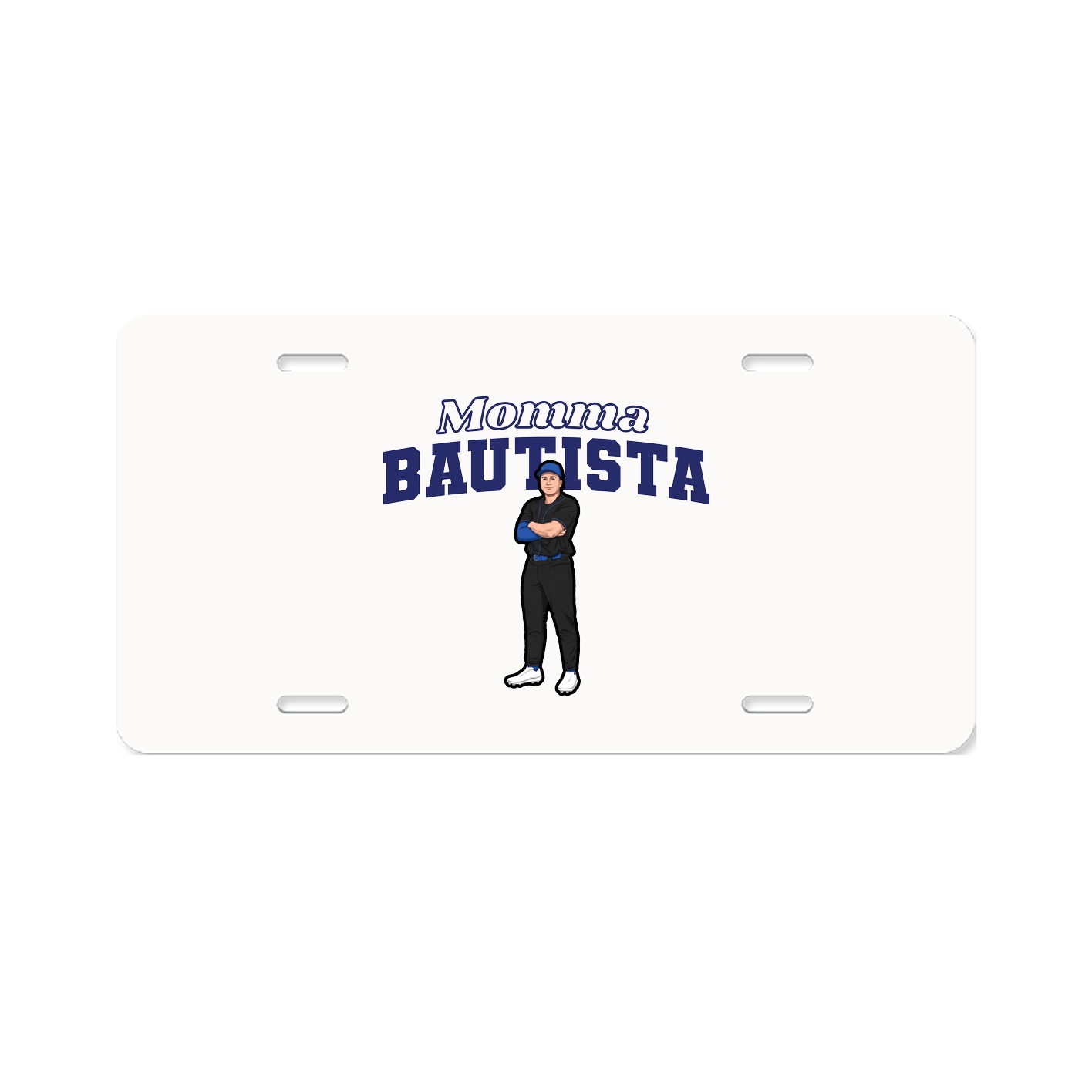 License Plate — Mothers Day Block in Classic