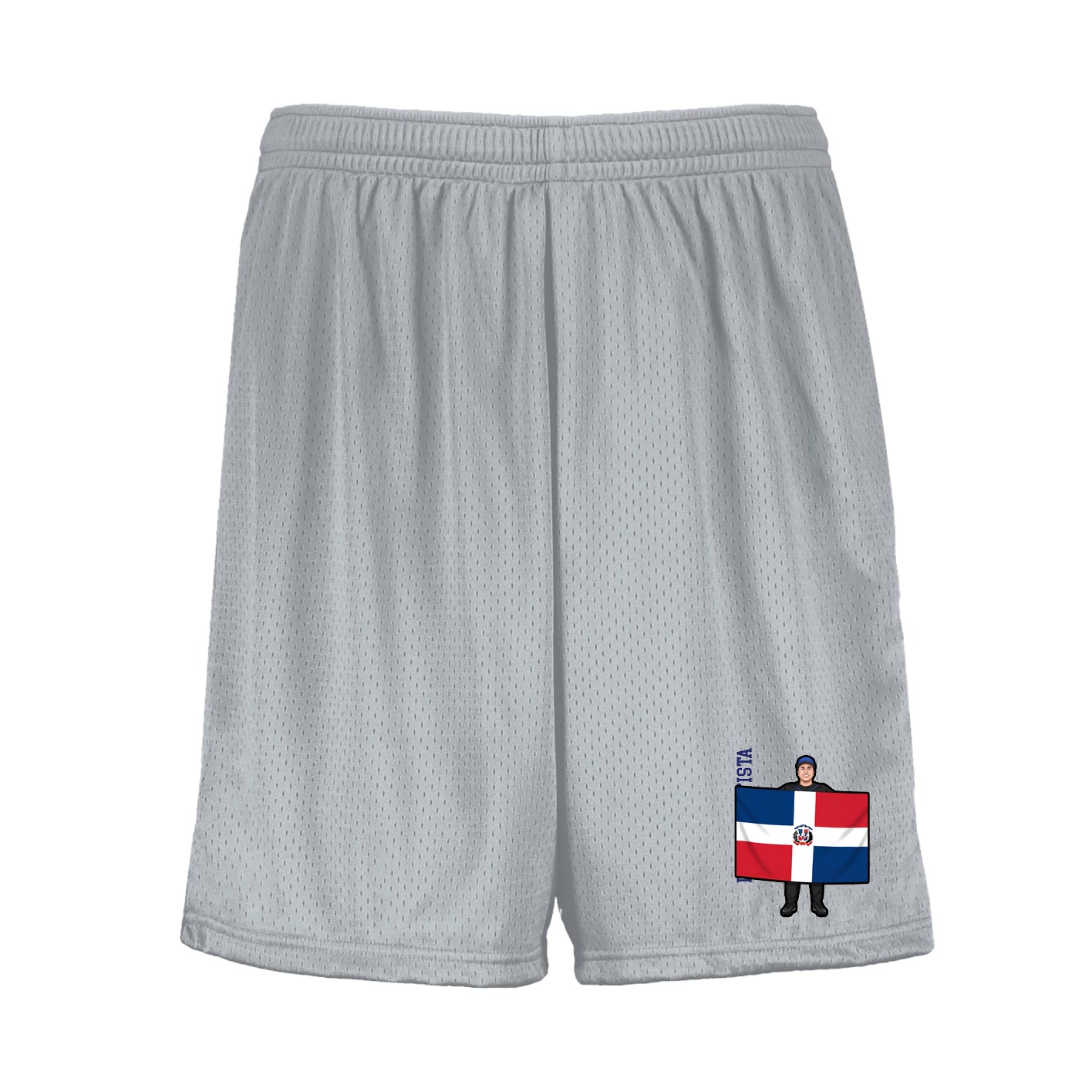Shorts — Name Vertical in Silver