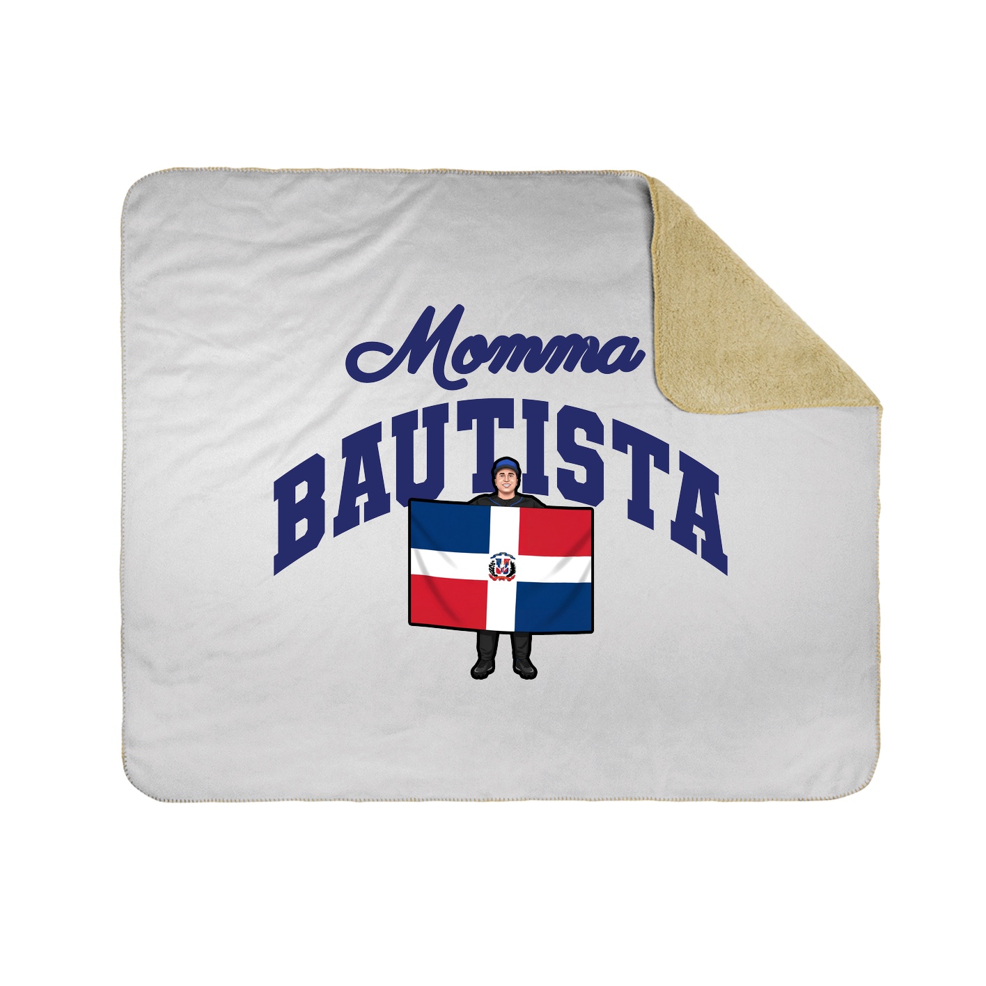 Throw Blanket — Mothers Day Arch in White