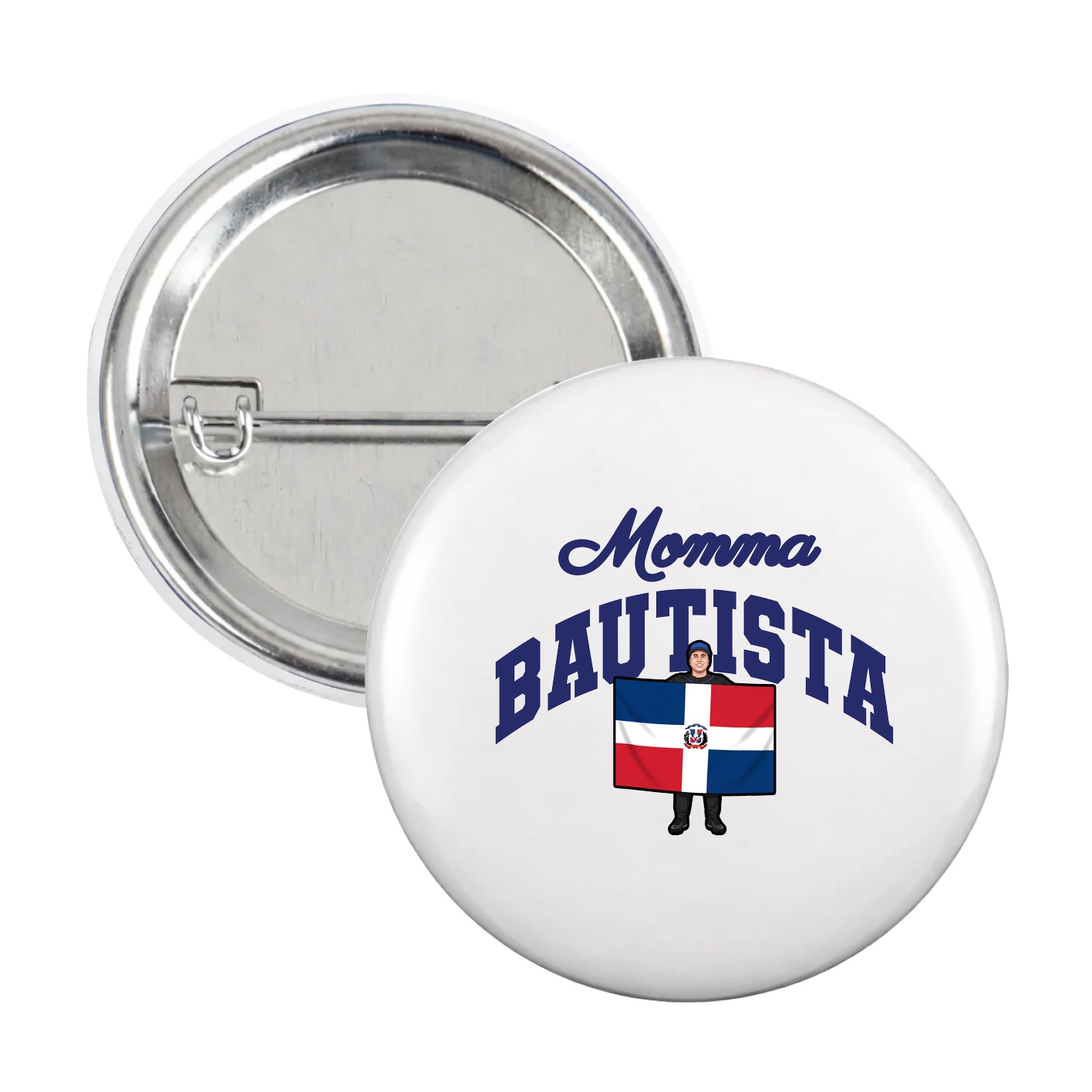 Game Day Button — Mothers Day Arch in White
