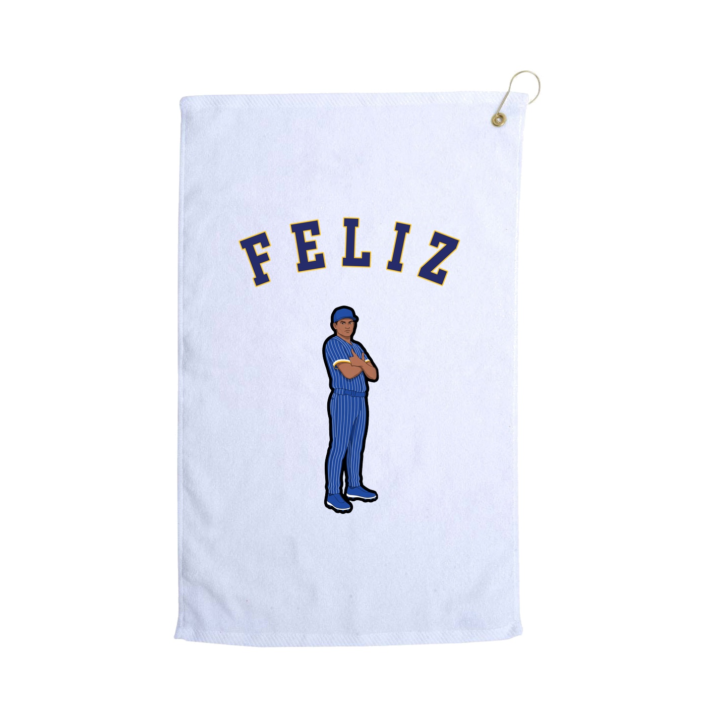 Golf Towel — Shirsey Arch in White