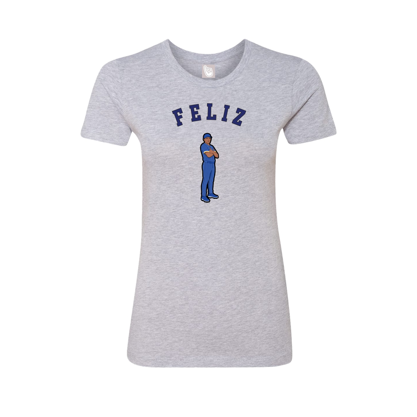 Fitted Women's Tee — Shirsey Arch in Grey