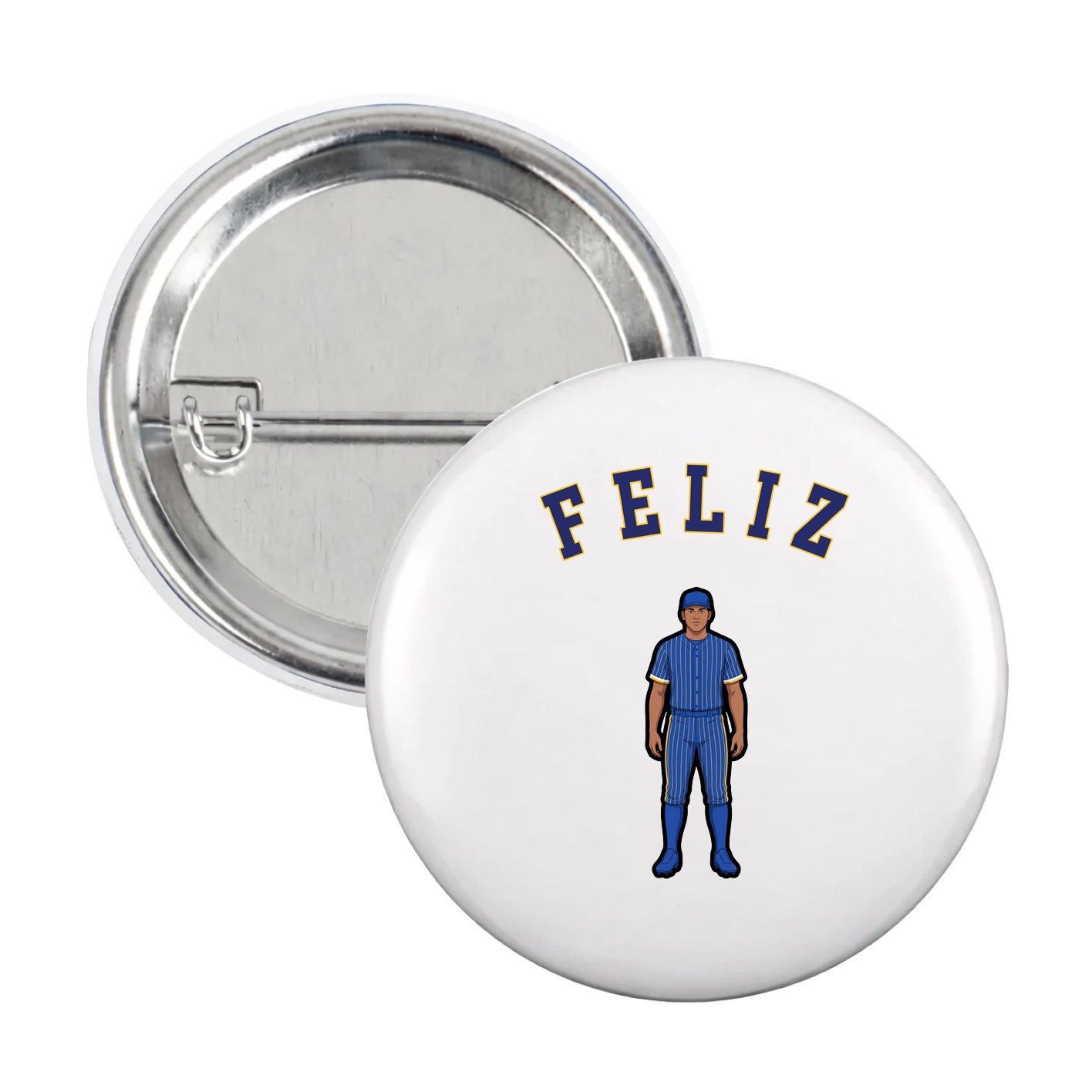 Game Day Button — Shirsey Arch in White