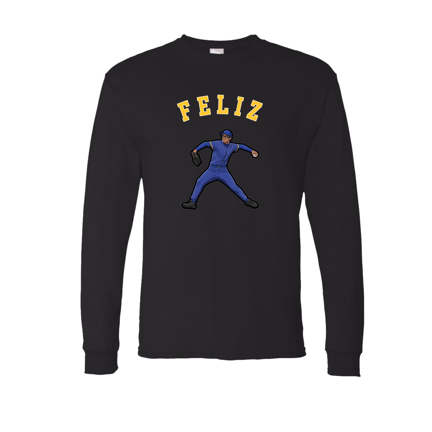 Long Sleeve Tee — Shirsey Arch in Black