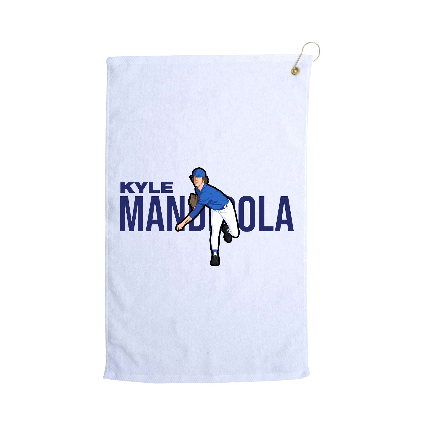 Golf Towel — Player Name in White